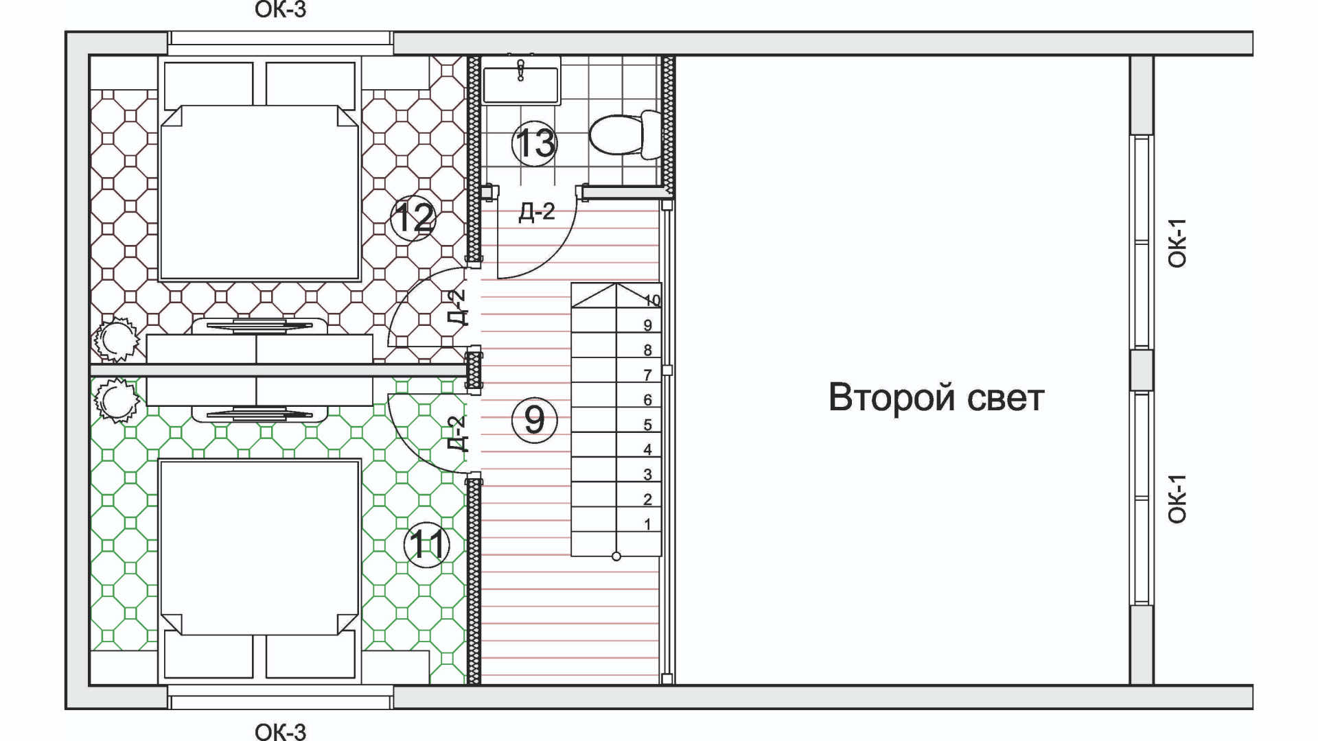 планировка каркасного дома в стиле барн хаус площадью 100 кв.м